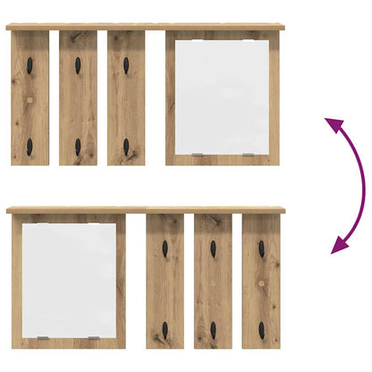 Wall-Mounted Coat Rack Wall-Mounted Artisan oak 85 x 10 x 45 cm