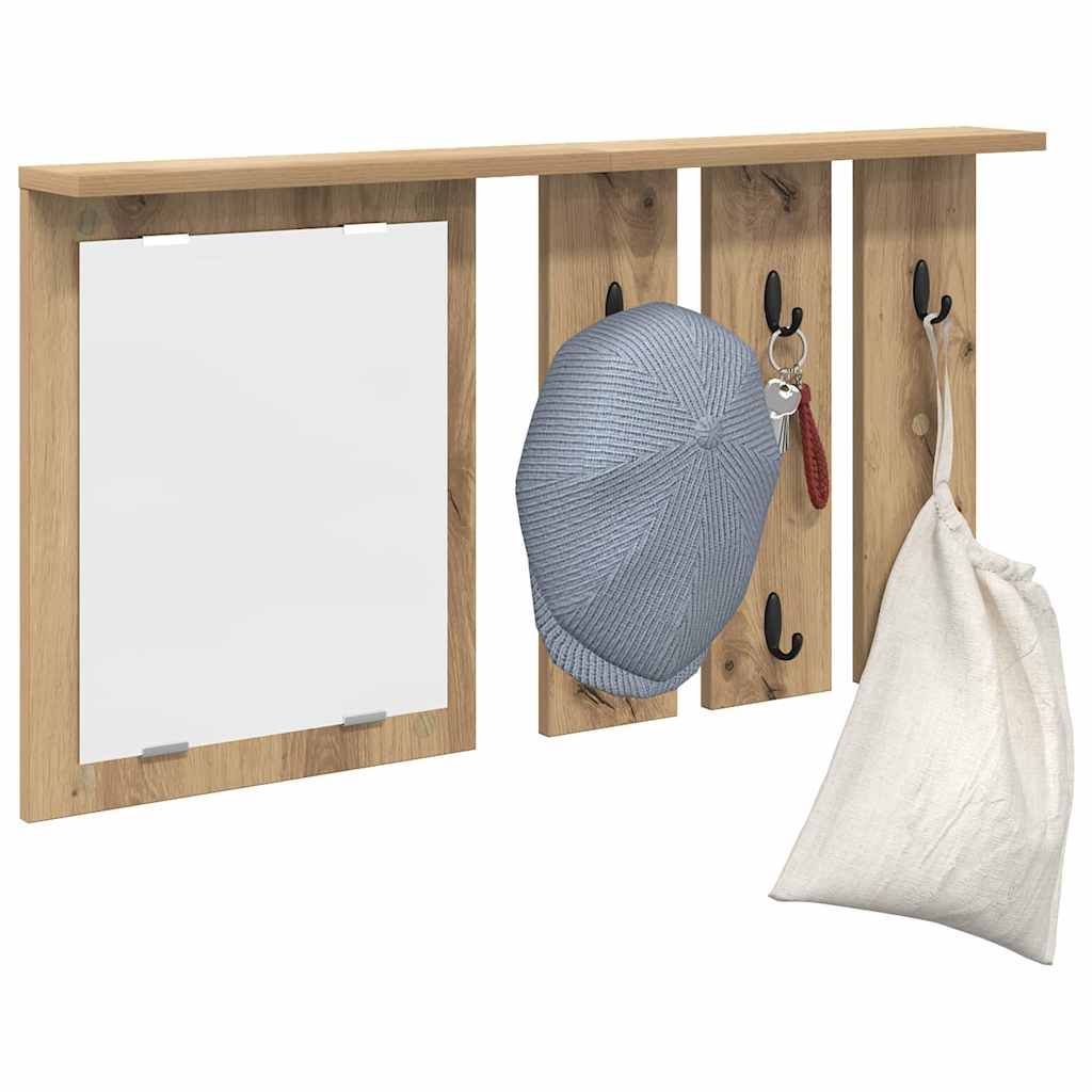 Wall-Mounted Coat Rack Wall-Mounted Artisan oak 85 x 10 x 45 cm