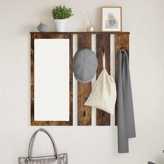 Wall-Mounted Coat Rack Wall-Mounted Smoked oak 84 x 10 x 80 cm