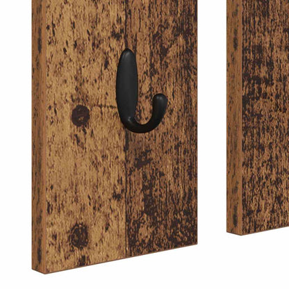 Wall-Mounted Coat Rack Old wood 84 x 10 x 80 cm Engineered wood