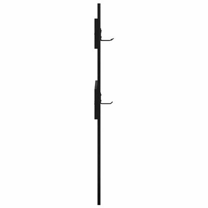 Wall-Mounted Coat Rack Wall-mounted Black Oak 65 x 3 x 100 cm