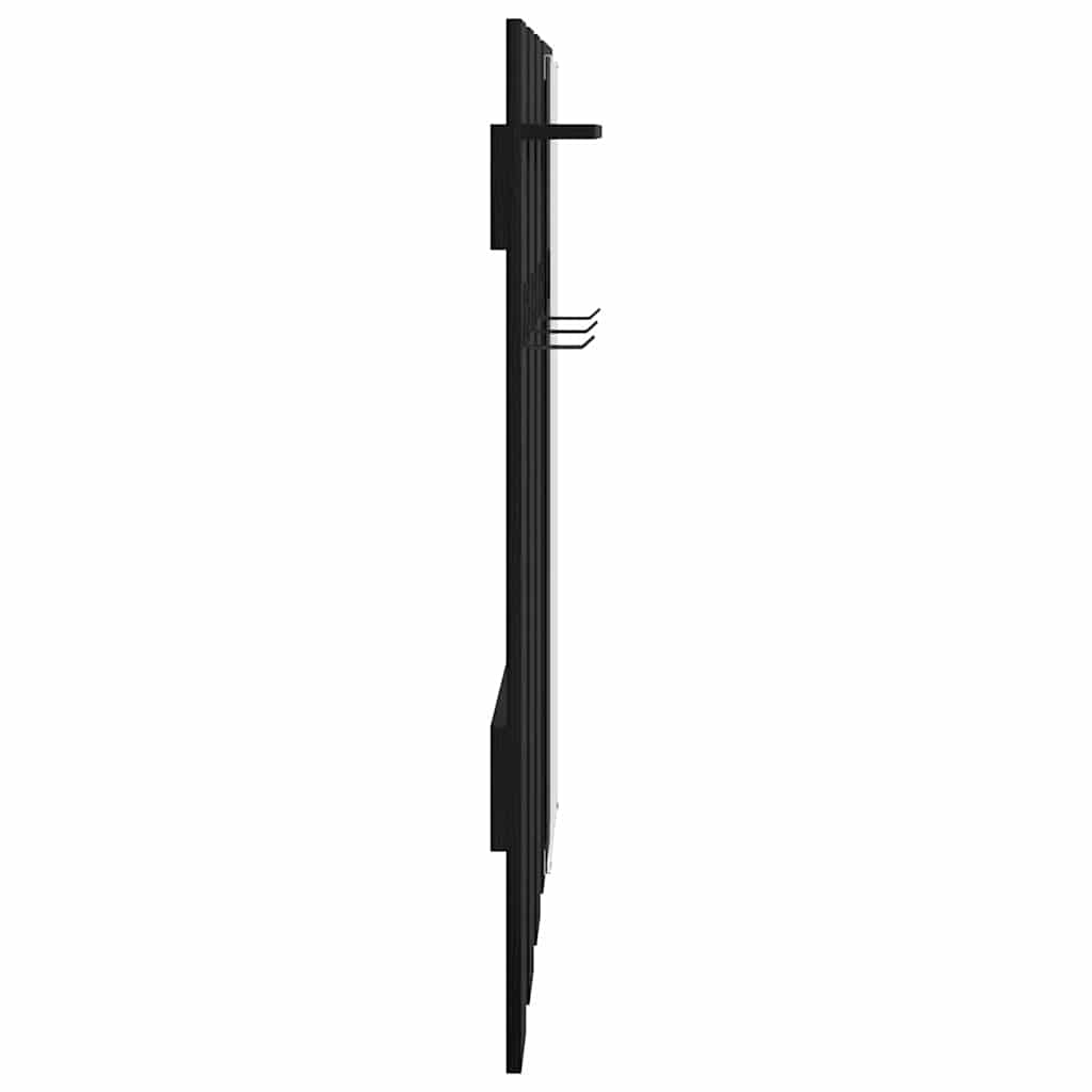 Wall-Mounted Coat Rack Wall-mounted Black Oak 100 x 10 x 100 cm