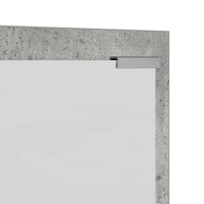 Wall-Mounted Coat Rack Concrete Grey 100 x 10 x 100 cm
