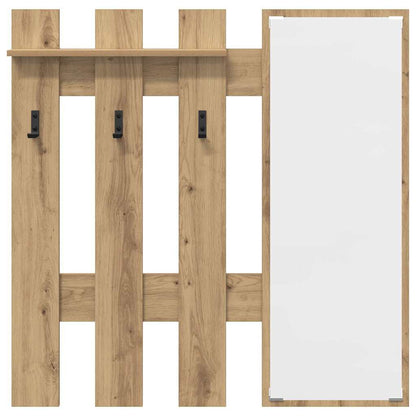 Wall-Mounted Coat Rack Wall-Mounted Artisan Oak Engineered wood