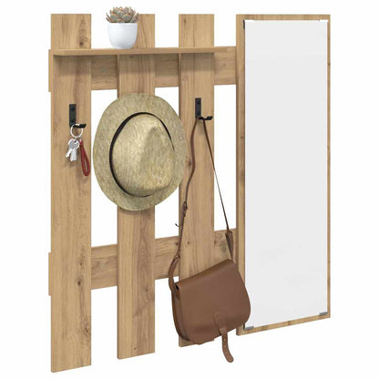 Wall-Mounted Coat Rack Wall-Mounted Artisan Oak Engineered wood
