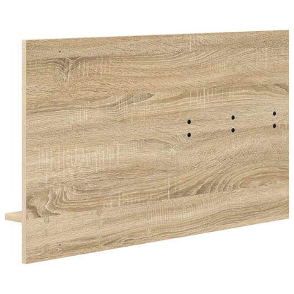 Wall-Mounted Coat Rack with Shelf Sonoma Oak 90 x 10 x 50 cm