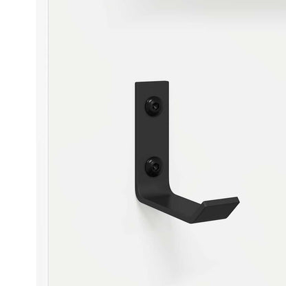 Wall-Mounted Coat Rack White 70 x 10 x 90 cm Engineered wood