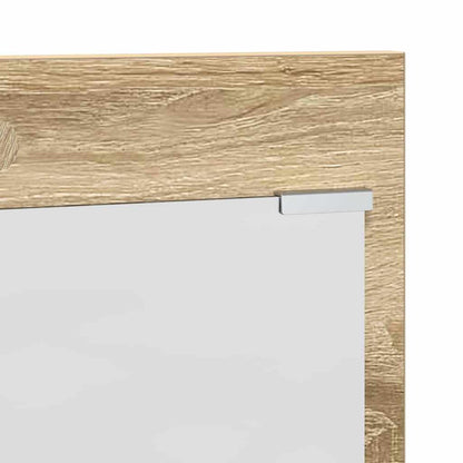 Wall-Mounted Coat Rack with Shelf Sonoma Oak 70 x 10 x 90 cm
