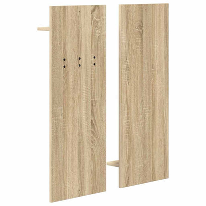 Wall-Mounted Coat Rack with Shelf Sonoma Oak 70 x 10 x 90 cm