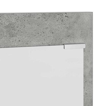 Wall-Mounted Coat Rack with Shelf Concrete Grey 70 x 10 x 90 cm