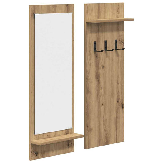 Wall-Mounted Coat Rack Wall-Mounted Artisan Oak 70 x 10 x 90 cm