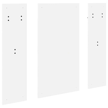 Wall-Mounted Coat Rack White 96 x 1.5 x 90 cm Engineered wood