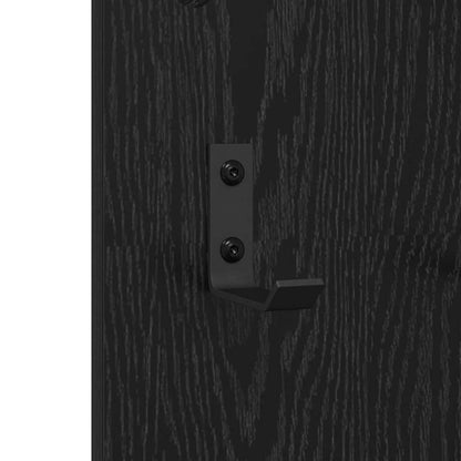 Wall-Mounted Coat Rack Wall-mounted Black Oak 96 x 1.5 x 90 cm