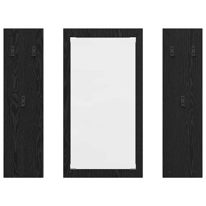 Wall-Mounted Coat Rack Wall-mounted Black Oak 96 x 1.5 x 90 cm