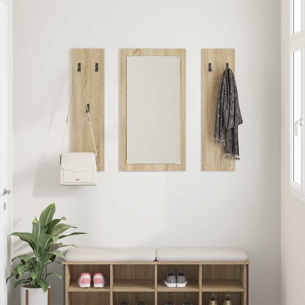 Wall-Mounted Coat Rack Wall-mounted Sonoma Oak 96 x 1.5 x 90 cm
