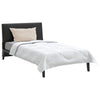 All-season Duvet with Pillow White 155 x 200 cm Microfibre