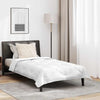 All-season Duvet with Pillow White 135 x 220 cm Microfibre