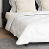 All-season Duvet 3 pcs White 200 x 200 cm Microfibre
