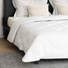All-season Duvet 3 pcs White 200 x 220 cm Microfibre