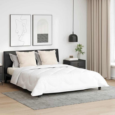 All-season Duvet 3 pcs White 200 x 220 cm Microfibre