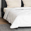 All-season Duvet 3 pcs White 240 x 220 cm Microfibre
