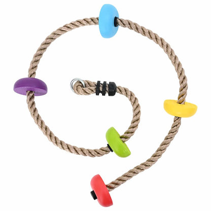 Climbing Rope Multicolour 10.5 x 10.5 x 201 cm Polyester