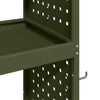 Tool Trolley Olive green 65 x 35 x 111 cm Powder-coated steel