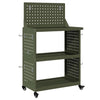 Tool Trolley Olive green 65 x 35 x 111 cm Powder-coated steel