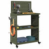 Tool Trolley Olive green 65 x 35 x 111 cm Powder-coated steel