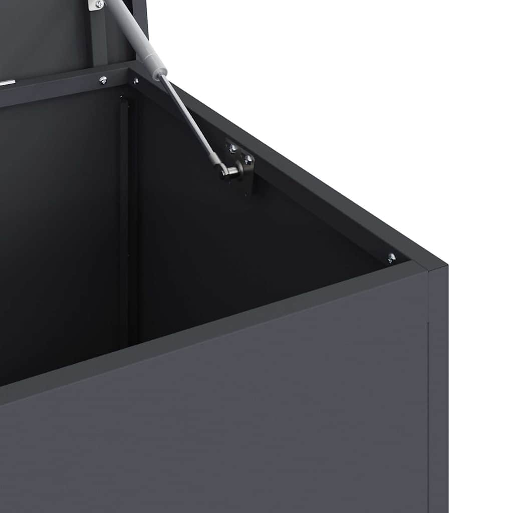 Garden Storage Cushion Box Steel 100 x 50.5 x 50 cm 220