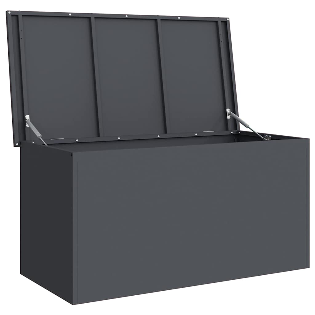Garden Storage Cushion Box Steel 100 x 50.5 x 50 cm 220