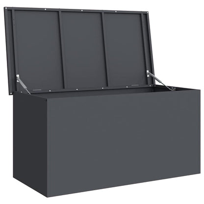 Garden Storage Cushion Box Steel 100 x 50.5 x 50 cm 220