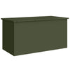 Outdoor Storage Box with Storage Olive green 100 x 50.5 x 50 cm