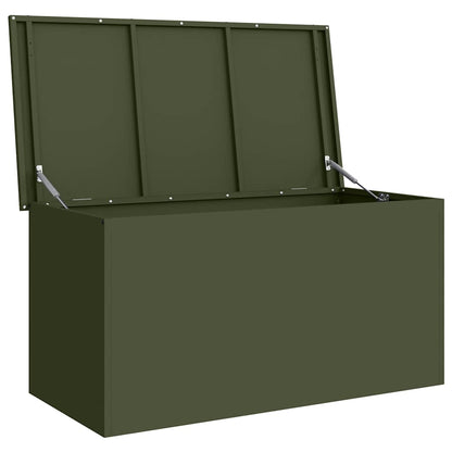 Garden Storage Cushion Box Galvanised Steel 100 x 50.5 x 50 cm