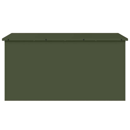Garden Storage Cushion Box Galvanised Steel 100 x 50.5 x 50 cm
