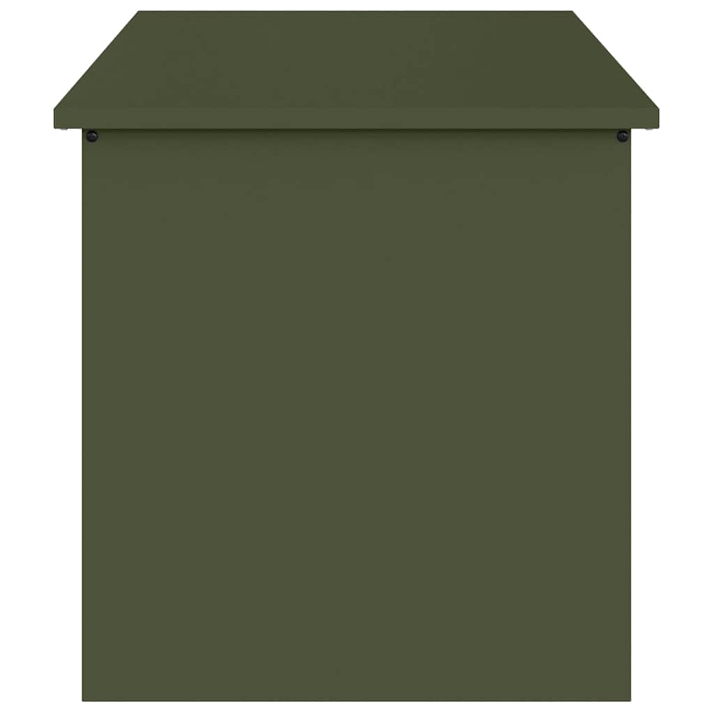 Garden Storage Cushion Box Galvanised Steel 100 x 50.5 x 50 cm
