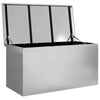 Outdoor Storage Box Silver 100 x 50.5 x 50 cm Stainless steel