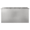 Outdoor Storage Box Silver 100 x 50.5 x 50 cm Stainless steel