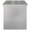 Outdoor Storage Box Silver 100 x 50.5 x 50 cm Stainless steel