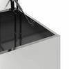 Outdoor Storage Box Silver 100 x 50.5 x 50 cm Galvanised steel