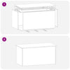 Outdoor Storage Box Silver 100 x 50.5 x 50 cm Galvanised steel