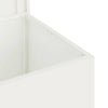 Outdoor Storage Box White 80 x 50.5 x 50 cm Cold-rolled steel