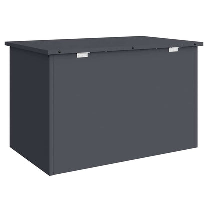 Garden Storage Cushion Box Steel 80 x 50.5 x 50 cm 180
