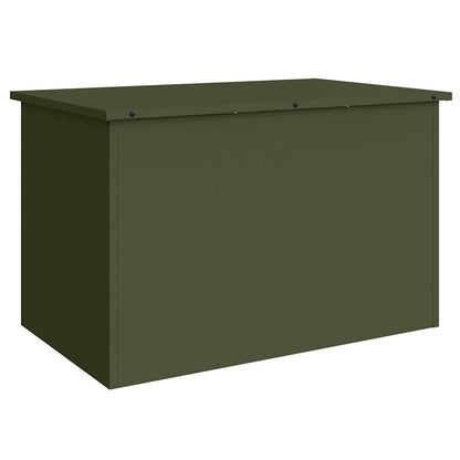 Garden Storage Cushion Box Steel 80 x 50.5 x 50 cm 175 L