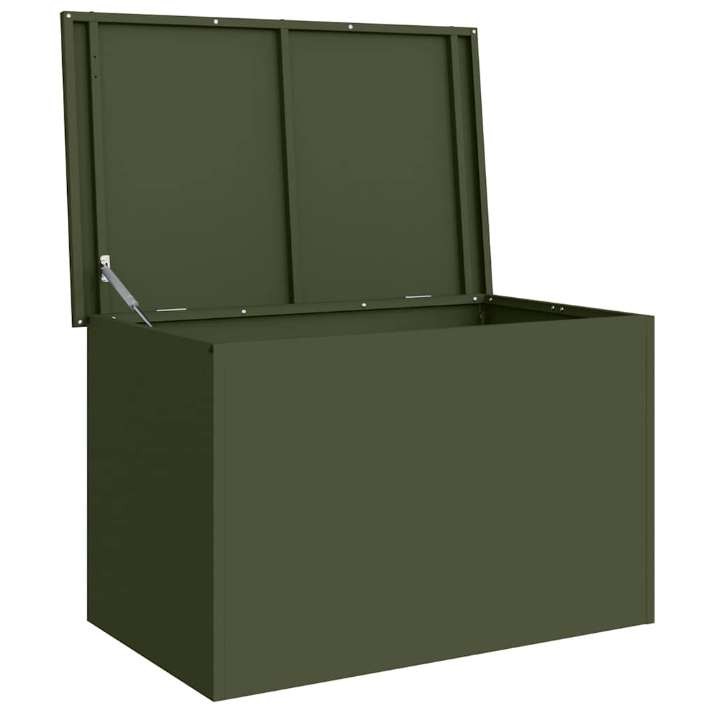 Garden Storage Cushion Box Steel 80 x 50.5 x 50 cm 175 L