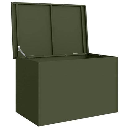 Garden Storage Cushion Box Steel 80 x 50.5 x 50 cm 175 L