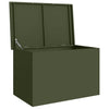 Outdoor Storage Box with Storage Olive green 80 x 50.5 x 50 cm