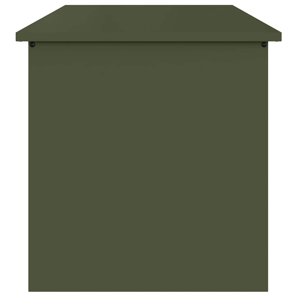 Garden Storage Cushion Box Steel 80 x 50.5 x 50 cm 175 L