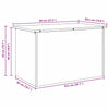 Outdoor Storage Box with Storage Olive green 80 x 50.5 x 50 cm