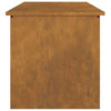 Outdoor Storage Box Brown 80 x 50.5 x 50 cm Weathering steel